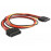 SATA 15p M / F, 0.5m прямой AWG18, HQ