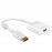 DisplayPort-> HDMI M / F, (HDMI-монитор) 0.20m v1.2 4K Act, HQ, белый