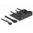 USB3.0 A-> Pinheader, x2 USB FrontPanel 3.5 "+ HD Audio, HQ, черный