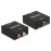 Toslink-> RCAx2, + 3.5mm Analog-> Digital (колонки), Standart, черный