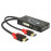 HDMI-> DVI M / F, + DisplayP + VGA + USB DVI-монитор 4K, HQ, черный