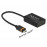 SlimPort-> VGA HD15 M / F, + USB Micro-B 0.2m, Standart, черный