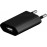 IEC-Schuko / M-> USB2.0 A, adapter 1000mA Slim, HQ, черный