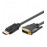 DisplayPort-> DVI M / M 1.0m, (DVI-монитор) 24 + 1 AWG30 Gold Cu, HQ, черный