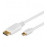 DisplayPort-> mini M / M 1.0m, (DPv1.2) D = 4.8mm 4K Gold, HQ, белый