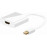 DisplayPort mini-> HDMI M / F, (HDMI-монитор) 0.10m Gold v1.2, HQ, белый