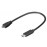 USB-C-> 2.0microB M / M 0.2m, (USB2.0) 3xShield AWG26 + 30 D = 4mm, HQ, черный