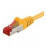 RJ45 SFTP6 3.0m, patch AWG28 LSZH D = 6.0mm Cu Gold, HQ, желтый