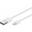 USB2.0 A-> Lightning M / M 0.5m, MFi 8pin Silver-Contact, HQ, белый