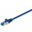 RJ45 SFTP6a 30.0m, patch AWG27 D = 6.0mm LSZH Gold Cu, HQ, синий