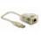 USB2.0 A-> RJ45 FastLAN M / F, ASIX LowPower, Standart, прозрачный