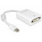 DisplayPort mini-> DVI M / F, Pas (DVI-монитор) Ferrite 0.2m, Standart, белый