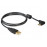 USB2.0 A-> microB M / M 1.0m, AWG28 2xShielded 90ёвливо Ferrit, Standart, черный