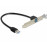 USB3.0 A-> B M / F, планка 0.3m AWG24 + 30 Standart, черный