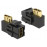 HDMI F / F Keystone, 90ёвливо Gold, HQ, черный