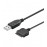 USB2.0 A-> 30pin_Apple M / M 1.5m, Silver Contact, HQ, черный