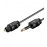 Toslink-> mini 1.0m, D = 2.2mm Gold, Standart, черный