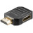 HDMI M / F 90ёвправо, адаптер Gold, Standart, черный