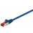 RJ45 SFTP6 2.0m, patch AWG27 2xS D = 5.9mm Gold, HQ, синий