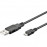USB2.0 A-> microB M / M 0.3m, AWG28 2xShielded Cu, Standart, черный