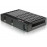 SATA 22p M / F, карман 3.5 "для 1x2.5" HDD 12.5mm, HQ, черный
