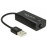 USB2.0 A-> RJ45 FastLAN M / F, Auto MDI-X Realtek, Standart, черный