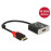 DisplayPort-> HDMI M / F, (HDMI-монитор) 0.20m v1.2 4K Act, HQ, черный