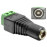 Terminalblock-> Jack DC, / F DC = 2.1x5.5mm Pitch = 5.0mm, Standart, черный