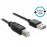 USB2.0 A-> B M / M 5.0m, AWG24 + 28 "Easy USB" 2xShielded, Standart, черный