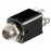 FreeEnd-> Jack 6.3mm, / F Stereo Panel Socket Plastic, HQ, черный