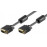 VGA HD15 M / M 10.0m, D = 8.0mm Ferrite Gold, HQ, черный