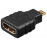 HDMI-> micro F / M, адаптер HS + HEC + ARC + 3D литой Gold, Standart, черный