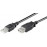 USB2.0 A M / F 1.8m, AWG24 + 28 2xShielded Cu, HQ, черный