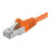 RJ45 FTP5e 1.0m, patch AWG26 Gold, HQ, оранжевый