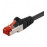 RJ45 SFTP6 7.5m, patch AWG27 2xS D = 5.9mm Gold, HQ, черный