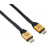 HDMI M / M 20.0m, HS + HEC D = 8.0mm Active Metal Gold, HQ, черный