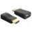 HDMI-> mini M / F, адаптер Gold, Standart, черный