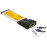 ExpressCard / 34-> eSATAp, Windows / Linux / Mac, Standart, черный