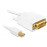 DisplayPort mini-> DVI M / M 2.0m, (DVI-монитор) Gold, HQ, белый