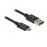 USB-C-> 3.0A M / F 1.0m, (USB3.1Gen2) Host-Type-C Premium, HQ, черный