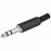 FreeEnd-> Jack 6.3mm, / M коннектор Stereo Plastic + Cable, Standart, черный