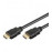 HDMI M / M 2.0m, HS + HEC + ARC D = 6.0mm 4K 3D Gold, HQ, черный