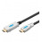 HDMI M / M 30.0m, ST + HEC D = 8.0mm Active Metal Gold, HQ, черный