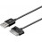 USB2.0 A-> 30pin_Samsung M / M 1.2m, Sync + Charging Silver-Contact, HQ, черный