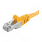 RJ45 SFTP5e 0.5m, patch AWG26 / 7 D = 5.5mm 2xS Gold, HQ, желтый