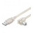 USB2.0 A-> B M / M 3.0m, AWG24 + 28 B = 90ёвниз 2xShielded Cu, HQ, прозрачный