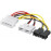 MoleX-> FanPower 3p M / M, x4 (2x5V + 2x12V) 0.15m D = 8x2.0mm, HQ