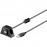 USB2.0 A M / F 3.0m, AWG24 + 28 "Монтаж" 2xS Ferrite Cu, HQ, черный