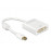 DisplayPort mini-> DVI M / F, (DVI-монитор) Act v1.2 4K 0.2m, Standart, белый