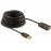 USB2.0 A M / F Active 5.0m, AWG22 + 28 (каскад до 25m), HQ, черный